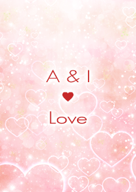 A & I Love Heart name theme