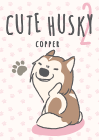 Cute Husky (Copper) v.2