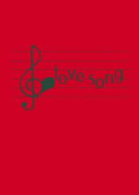 lovesong score Cherry red