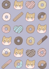 Donuts and shiba inu[JP]