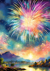 Beautiful Fireworks Theme#718