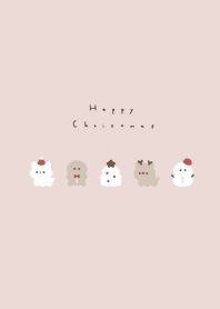 聖誕節 / pink beige