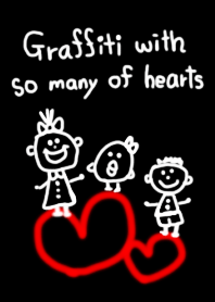 Graffiti with so many of hearts 6