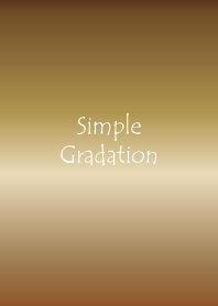 Simple Gradation -Shiny Brown 2-