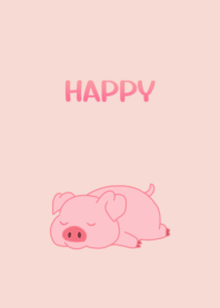 Happy : pig