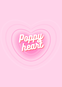 Poppy heart