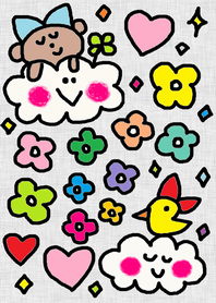 kumako flower x white