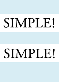 SIMPLE!SIMPLE!-LIGHT BLUE-YELLOW