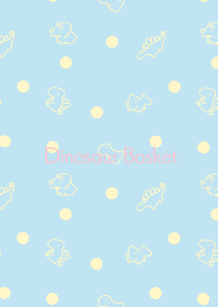 Dinosaur Basket [baby blue]