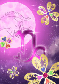 Capricorn Clover and Moon Purple JPN