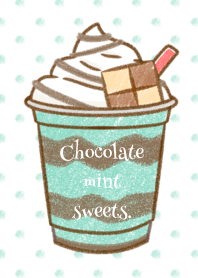 Chocolate mint sweets.