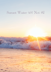 Sunset Water 497 Not AI
