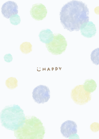 Watercolor round cool taste...