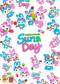 3D glasses Rabbits Sunday Theme