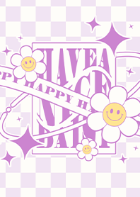 Have a Nice Daisy - Retro Lavender