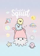 Squid On Space Pastel.