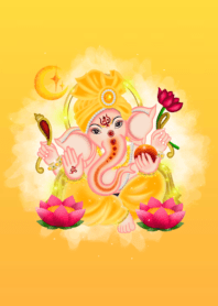 Lord Ganesha, the god of success(yellow)