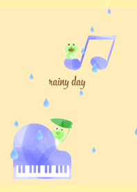 Rainy Day Music2 on light yellow