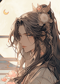 在池邊賞月的帥哥❤魂牽夢縈的古代系列-2