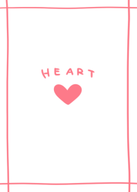 Cute pink heart