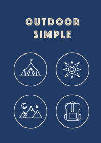 Outdoors simple_Navy