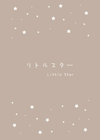 ดาวดวงน้อยแสนเรียบง่าย(สีน้ำตาล)