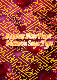 Summer Rose Heart Macaron Saya Type