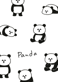 Simple Panda with a Serious Face 03_2