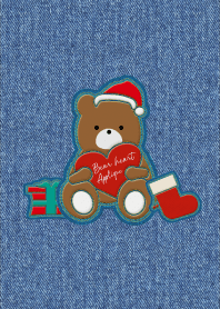 Bear Heart Applique 24