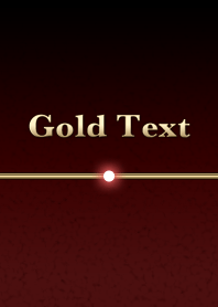 ゴールドテキスト(ボルドー)