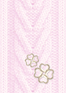 Wish come true,Pink Knit & Clover