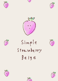 strawberry simple beige.