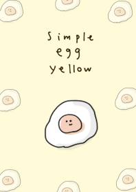 簡單的 蛋 黃色