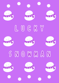 LUCKY SNOWMAN-PURPLE