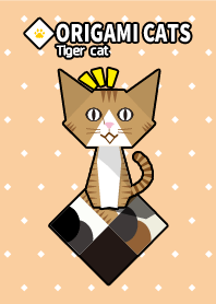 ORIGAMI CATS (Tiger cat version)