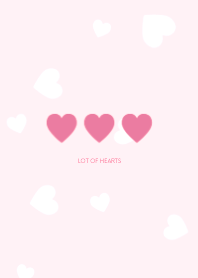 SIMPLE HEARTS :  pink 2