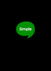 The Simple Speech bubble Black No.2-04