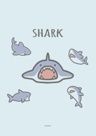 青 : サメの着せ替え