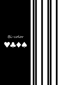 Bi-color -Black stripe-