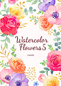 Watercolor Flowers 5（再販）