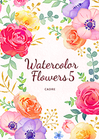 Watercolor Flowers 5 (Reissue)