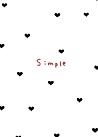 Mini black hearts. Cute!