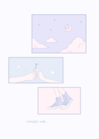 真夜中の散歩 #ラベンダー