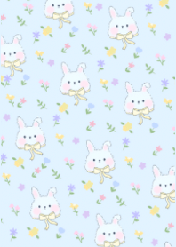 little blue rabbit
