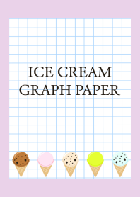 ICE CREAM GRAPH PAPERj/LIGHT PURPLE