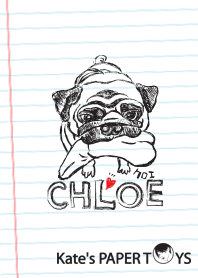 Bad dog Chloe/Hand-painted style