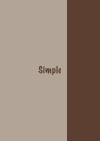 The Simple Brown No.1-01