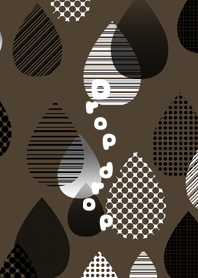 Cloudy sky of a drop drop brown Pink