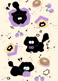 Cat holding an apple2