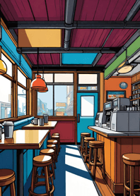 Cozy Coffee shop C05139